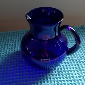 Vintage Cobalt Blue pitcher